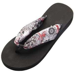 fengqingyunyan0304 Slides, zomerslippers voor dames, dikke zachte EVA-pantoffels, casual sandalen voor binnen en buiten, voor dames en heren, Zwart, 36.5 EU