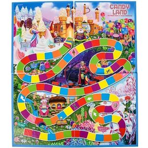 Hasbro A4813482 Candyland Board Games- The World of Sweets- Kids Toys- Suitable for Young Children- Ages 3+, White/ Blue/ Red/ Green/ Yellow, 43 x 38 cm