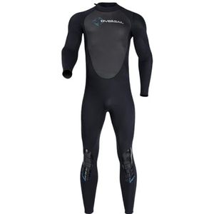 Qianly Heren wetsuits full body badpak 3 mm neopreen nat pak ademend warm houden thermisch fullsuit zwempak voor watersport, xl