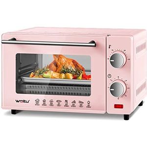 WOLTU Mini-Brood Pizza-Oven 12 liter, Geroosterde Mini-oven met Timer 100-250 ℃ 800W, BF10rs