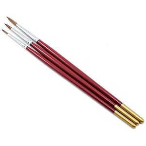 Atlas Brush Rode Sable 3st Borstel Set 1-3-5 ABS58