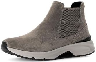 Gabor - Rollingsoft - Chelsea-boots - Taupe - Sleehak - Ritssluiting