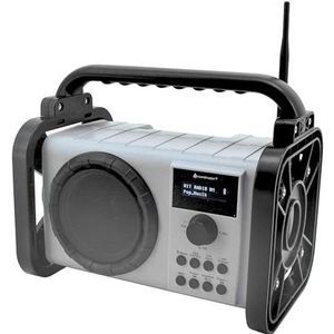 Soundmaster - DAB80 - Bouwradio - Grijs - DAB/UKW - Bluetooth - Li-Ion Accu