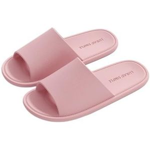 Doucheschoenen, Zomerse sandaalpantoffels for dames - Lichtgewicht pantoffels for binnen(Pink,3EU)
