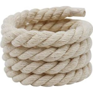 THEDAYBABY 3 Pairs Ronde Linnen Schoenveters Voor Sneakers Mode Vet 10MM Breedte Geschikt Board Schoenen Canvas Ronde Schoenen Boot Schoenveter, Beige, 160