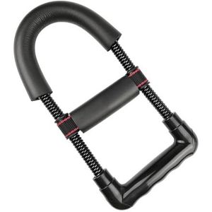 Ronyme Hand Trainer Arm Grijper Home Gym Onderarm Sporter Polsversterker voor Bergbeklimmers Fitness Liefhebbers Sportmannen, ZWART