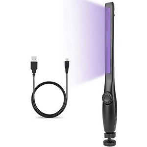 Ultraviolet Licht Sterilisator Draagbare UV kiemdodende lamp Anti-Bacteriële Tarief 99% UV Lamp Zonder Chemische producten voor Auto/Home Area/HotelTravel 360 ° Rotatie/USB Opladen