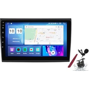 Android 14 Autoradio Sat Navi voor F-iat Bravo (2007-2012) 9 Inch Touchscreen Multimedia Speler met Draadloze Carplay GPS Navigatie FM RDS Bluetooth 5G-WiFi SWC DSP,M120s