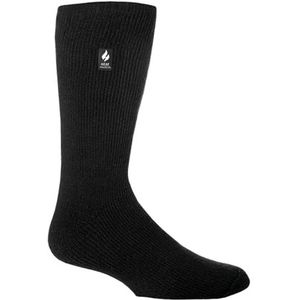 HEAT HOLDERS - Heren en dames 2,3 tog originele thermische sokken | 3 maten | Dikke warme pluizige geïsoleerde sokken voor de winter | Ideaal voor Raynauds, Zwart, 40-44 EU