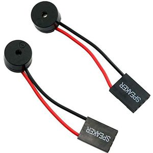 RuiLing 2-Pack PC Moederbord Mini Plug Luidspreker Desktop Computer Case DIY Interne BIOS Piep Alarm Zoemer