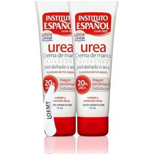 Instituto Español Handcreme Urea, Creme Corporal Hydraterende, Creme Urea Regenererende Intensieve voor Ruwe Huid, Lichaamscrème ter voorkoming van Uitdroging, Set 150ml
