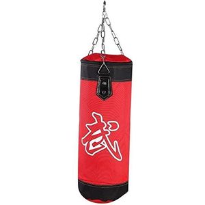 Bokszak Lege Boksen Zand Tas Opknoping Kick Zandzak Boksen Training Vechten Karate Zandzak Punch Bags (kleur: Rood 60 cm)