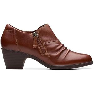 Clarks Emily2 Braley Enkellaars voor dames, Lichtbruin, 9 UK Narrow