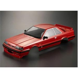 IWBR 48677 1/10 RC Toerwagen PC Carrosserie Fit for Nissan R31 Afgewerkt Body Shell Case Frame Met 257mm wielbasis (Size : Red)