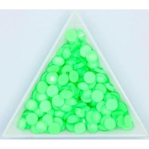 Fluorescerende lichtgevende mix SS6-SS30 Non Hotfix Neon Rhinestone Noctilucent elektrische nagelkunstdecoraties-Peridot-ss6-ss30 1580 stuks