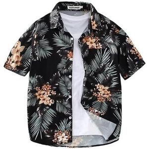 T Shirts Men Men'S Printed Hawaiian Short Sleeve Casual Shirts-C88-5Xl(90-100Kg)