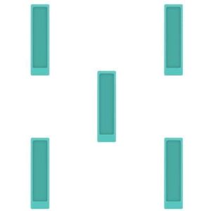 5 set van Cover Afstandsbediening Siliconen Beschermend RMT-TX100 TX102 TX300E Shockproof Vervanging Accessoires Onderdelen Fluorescerend Blauw