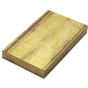 Metalen plaat van messing, 20 cm koperen rechthoekige massief metalen plaat 1 stuk, messing rijstrip 5x12/5x15/5x25/5x30 mm, vlakke staafplaatstrip esthetische kleur(25x30mm)