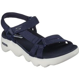 Skechers On-The Go Walk Massage Fit-Transcend visserssandalen, marineblauw, 39,5 EU, Donkerblauw, 39.5 EU