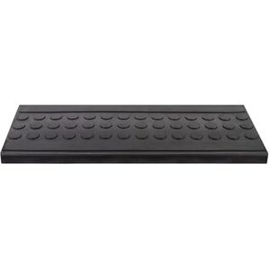 KARAT Trapmat van rubber - 25 x 75 cm - 1 stuk weerbestendige en antislip trapmatten - rubberen trapmat voor buiten - trapmat - antislipmat munt