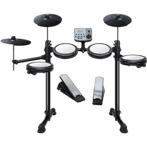 Draagbare En Opvouwbare Elektronische Drumkit Met 4 Drums En 3 Bekkens, Volledig Mesh, Met 165 Timbres En 30 Nummers Elektronische Drumstellen