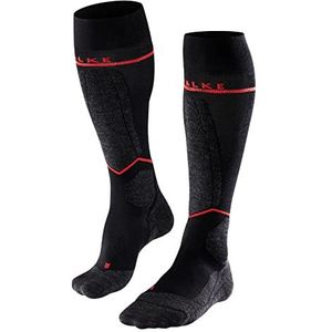FALKE Dames Skisokken SK2 Energizing Light W KH Merinowol Met compressie 1 Paar, Zwart (Black-Mix 3010), 35-36
