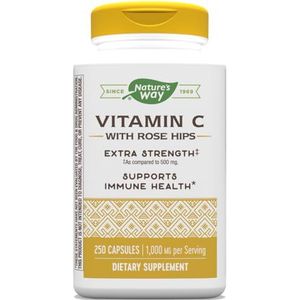 Nature's Way: Vitamin C-1000 mit Hagebutten - 250 Kapseln