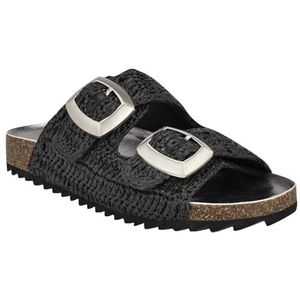 NINE WEST Tenly sandaal voor dames, Zwart 001, 37 EU