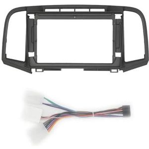9 Inch Autoradio Frame Kit Stereo Paneel Dashboard Cd-bekleding Installatie Fascia Middenbediening Houder Voor TOYOTA Voor VENZA 2008-2015 Auto Fascia Radio Paneel(Fascia and cable)