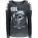 Volbeat - Bandana Skull - Sweatshirt - Grijs - Dames
