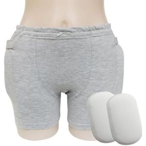 Beschermende broek voor ouderen, korte broek voor bescherming tegen heupfracturen, zachte, ademende heupbeschermer, draagbare veiligheidsbroek voor ouderen heupbescherming man vrouw