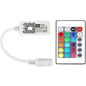 DC12V RGBW/RGBWW Wifi LED-controller met IR 24 sleutel afstandsbediening 5-pins aansluiting voor RGBW LED-strips (kleur: WIFI RGBW 24Key RF)
