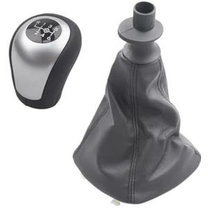 GZOVERSEA Versnellingspookknop, schakelpookhoes, kofferbakkraag, autostylingaccessoires, handgeschakelde zesversnellingsbak, compatibel met Mercedes-Benz W447 Vito 2017-2020(R123456)