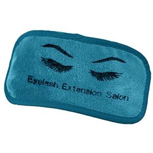 Duurzame Wimper Extension Voorhoofd Pad Microfiber Extension Houder Lade Zacht Blauw 9 x 19cm