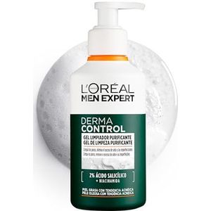 L'ORÉAL Paris Men Expert Derma Control - Reinigingsgel - 260 ml - Voor Vette Huid Met Acne