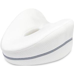 Lectorias Ergonomisch beenkussen, zijslaapkussen voor pijnverlichting, kniekussen ter verlichting van rugpijn, afneembaar en wasbaar