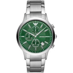 Emporio Armani heren chronograaf Quarz horloge met roestvrijstalen band AR11507