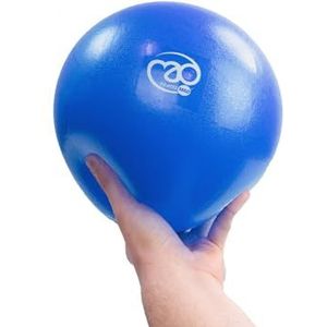 Fitness Mad Exer-zachte stabiliteitsbal, zachte pilatesbal, 3 maten: 7 inch, 9 inch en 12 inch, mini-fitnessbal voor pilates, yoga, kerntraining en fysiotherapie (7 inch, blauw)