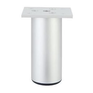 MIKFOL Aluminiumlegering kast poten tafel en stoel voetpads verstelbare bank poten badkamer kast tv-kast salontafel meubels ondersteuning benen (kleur: 10 cm zand zilver)