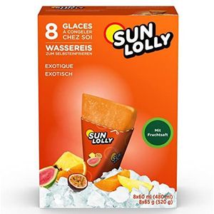 Sun Lolly Waterijs Exotisch (8 x 60 ml)
