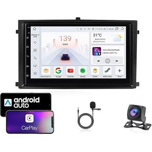 9 Inch Autoradio Compatibel voor Ssangyong Rexton 2007 met GPS Navigatie CarPlay Android Auto Acht-Core 4G Bluetooth WiFi MirrorLink Stuurwiel Afstandsbediening(T2 4 Core Wifi 2G+32G)