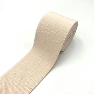 1 meter 40 mm elastische banden voor broeken taille rubberen band stretch singels tapes riem DIY ondergoed kleding naaien accessoires-perzik-40mm