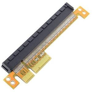 Cablecc PCI-E Express 4X naar 16x Extender Converter Adapter voor Riser-Card stekker naar bus