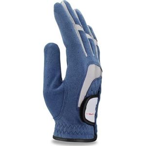 Golfhandschoen 1 stks golfhandschoenen stof blauwe handschoen links rechts voor golfspeler ademende sporthandschoen handschoenen golfhandschoenen (kleur: voor rechterhand, maat: M 23)