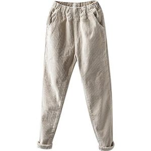 Corduroy Damesbroek, stretch, hoge taille, thermische broek met zak, wollige joggingbroek, verdikte warme winterbroek, outdoor, trainingsbroek, winter, fitnessbroek, corduroy, sportbroek,