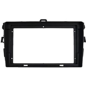 Voor Toyota Voor Corolla Voor Altis Voor Feilder 2008 2009 2010 9 Inch Autoframe Fascia-adapter Radio Dashboard Montagepaneel Kit Auto Fascia Radio Paneel(Only Black Frame)
