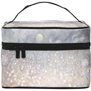 Glitter Diamanten, Make-up Tas Cosmetische Tas Draagbare Reizen Toiletry Tas Potlood Case, zoals afgebeeld, Eén maat