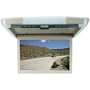 Draagbare dvd-speler voor videospelers op hoofdsteunen in auto's 12.1 Inch Auto Video Speelt Auto Plafond TV Dakmontage Display Multimedia Auto Monitor HD Lcd-scherm MP5 HDMI Speaker Link met HD-roter