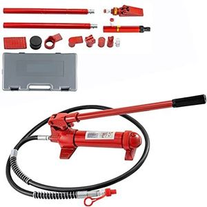 6/10/12/20 Ton Auto Frame Vorm Reparatie Hydraulische Jack Kit Scheidingsgereedschap Gebruiksvriendelijk voor beginners en professional (Color : 6 Tons, Size : Rosso)