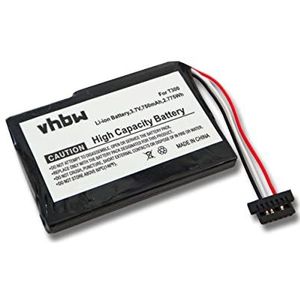 vhbw Li-Ion batterij 750 mAh (3,7 V) compatibel met navigatie GPS Mitac Mio Moov 200, 200e, 200u, 210 vervanging voor 780914QN, 07805WQ57, 338937010159, 0781417XC, M02883H.